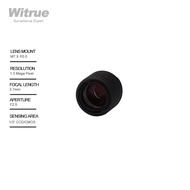 【Best value for money】 Witrue Pinhole Lens 3.7mm M7 X P0.35 Mount 1.3 Megapixel 1/3 Aperture F2.5 Fo