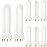 8 Keping Mentol Lampu Camping FLS/E9W 6400K, Sesuai untuk Lampu Coleman, Rayovac F9w-1, F9W-2, Satco