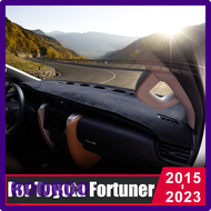 KONKDO AN150โตโยต้าฟอร์จูนเนอร์ SW4 AN160 2015-2020 2021 2022 2023แผงหน้าปัดรถยนต์ผ้าคลุมแผ่นม่านบัง