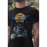 T-Shirt Model 20@EY B/M.W F 750 GS 40 Years T Shirt Edition 40 Classic Motorcycle Graphic Pattern Fo