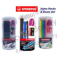 STABILO Exam Set Exam Kit Exam Grade 2B Pencil Exam Kit Value Pack Exam Set, STABILO Pencil and Eras