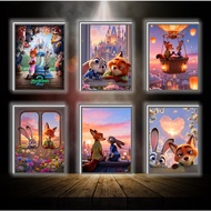 Zootopia color-changing 3D LED light painting - ANIME 3D LED light painting for desk and night light