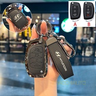 Remote Key Case Cover Metal Key Fob Shell Keychain For Hyundai Matrix Getz Accent Elantra Atos I10 I