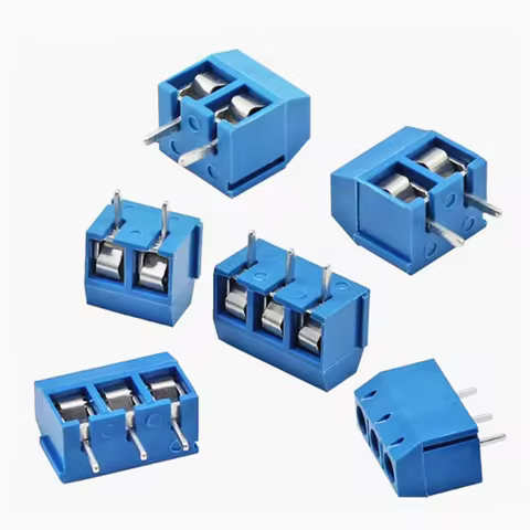 KF301 2P 3P 4P 5mm Screw Wire Terminal Block KF301-2P KF301-3/4P Pitch 5.0mm Straight Pin Spliceable