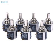 Cool3C 1pc 534-1-1 Spectorl Precision Coil Wire Wound Potentiometer 534 2w 100R 200R 500R 1K 2K 5K 1