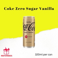 Coke Zero Sugar  Vanilla Zero Sugar 320ml per can