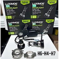 Headlight h6 Projector CUT OFF FLAT 30W AC DC LEDH6 Projector Super Bright Mini Projector fan