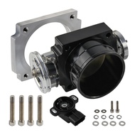 Throttle Body 90mm Reverse With TPS Sensor For Toyota Supra 1JZ-GTE / 2JZ-GTE Black