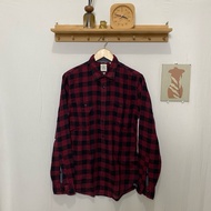 KEMEJA Original DOCKERS men's long shirt, size S, good condition, checkered