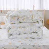 超柔軟棉花糖捲捲被-5x7尺單人&6x7尺雙人/輕紗花簇/雙色韓國棉被