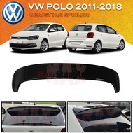 VOLKSWAGEN POLO 2011-2018 REAR BOOT LIP ROOF SPOILER VW POLO MK5 SPOILER POLO HATCHBACK OEM SPOILER 