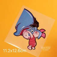 小熊維尼Winnie the Pooh 豬仔 卡通車貼 汽車反光防水貼紙