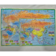 Map of Asia with Cover Modern -