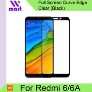 Full Screen Tempered Glass Screen Protector (Black) For Xiaomi Redmi 6/6A