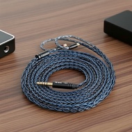 Kbear 2m 8-Core Silver-Plated IEM Cable for KZ ZS10 Pro/ZSN Pro/CRA/ST12 Plus Recessed Plug  Kabel I