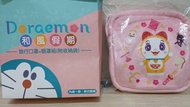 可議價 7-11 「哆啦美款」哆啦A夢（Doraemon)和風假期 旅行口罩+眼罩組（附收納袋）