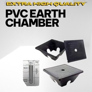 [READY STOCK] 7x7 PVC EARTH CHAMBER WITH COVER PVC LINK/PVC EARTH CHAMBER/PLATIC GROUNDING BOX