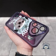 Cute White Hat Dog Phone Case For Honor 600 Pro Lite 400 Smart 300 Ultra 200 Smart 90 70 Lite X70 X6
