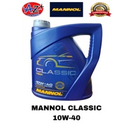 ORIGINAL 100% MANNOL CLASSIC 7501 10W-40 API SN/CH-4 ACEA A3/B4 HC SYNTHESE