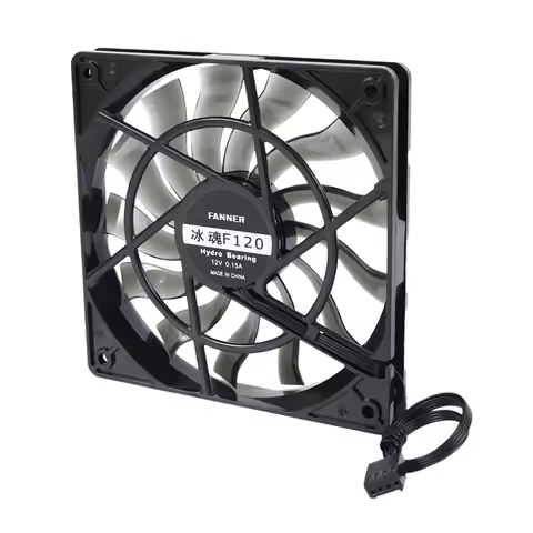 Thin 12mm Thickness 120X120X12mm 12V Desktop Computer Host Quiet Fan with Speed 12CM Chassis Cooling