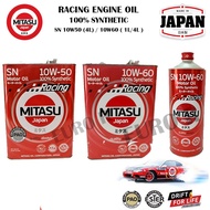 MITASU RACING MOTOR OIL SN 10W-50 / 10W-60 100% Synthetic - 4L