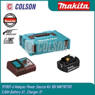 COLSON MAKITA Makpac Power Source 18V Kit MKP1RT181 5.0Ah Battery X1 & Charger X1 / MKP1RT182 5.0Ah 