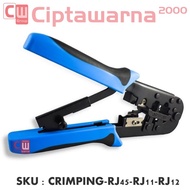 Crimping Tool 8P 6P RJ45 RJ11 RJ12 LAN Network Strip Cutter HT-568R