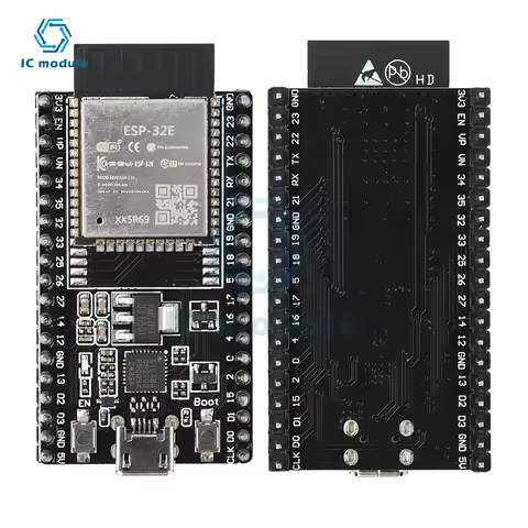 ESP32-DevKitC-32E Development Board Module ESP-32E 4Mb CP2102 Driver Chip Micro USB ESP32 Developmen