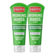 O'Keeffe's Working Hands Hand Cream for Extreme Dryness - 3 oz Tube (2 Pack) - Repairing Skincare fo