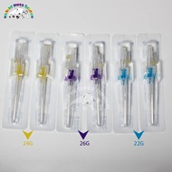 Disposable Dog Cat I. V. Cannula Animal Catheter Pet Catheters with Heparin Cap 22G 24G 26G Veterina