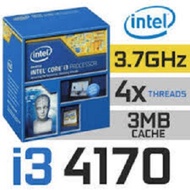 Intel 2 Cores 4 Threads Core i3-4170 Processor Intel Core i3-4170 3.7GHz Quad-Core SR1PL LGA 1150 i3 4170 CPU Processor