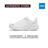 รับประกันของแท้ Hoka One One Clifton 8 " White " รองเท้ากีฬา 1119394 - WWH รับประกัน 1 ปี