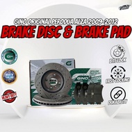 GINO BRAKE DISC / DISC ROTOR - PERODUA ALZA 2009-2025