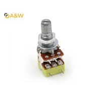 A&W B50K 50K Ohm Dual Linear Taper Volume Control Switches Potentiometer Switch