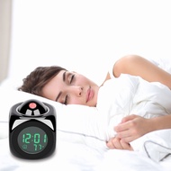 2025 New Style Multifunctional English Projection Alarm Clock LED Projection Alarm Clock Voice Alarm