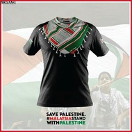 PALESTINE X MALAYSIA We Are Palestine Free Palestine Full Sublimation Jersey Summer New Design 3D Pr