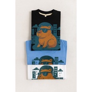 AGORA BOYS' T-SHIRT WITH CAPIBARA MOTIF K014