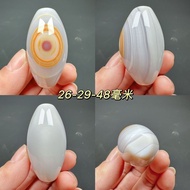 Natural Green Blue Yellow Qin Color Tangling Silk Agate Dzi Beads String Olive Beads Loose Beads Sin