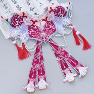 Red Elaborate Graduation Cloud Shoulders Robe