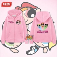 THE POWERPUFF GIRLS Children's Zipper Hoodie / The Powerpuff Girls Children's Jacket