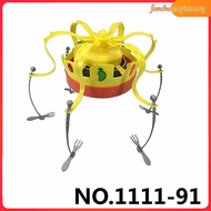 Party Rotating Chow Crown Food Hat Eat the Spinning Snacks Before the Music Stops