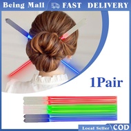 1Pairs Lightsaber Chopsticks LED Glowing Light Saber Chop Sticks Light Saber Chopsticks