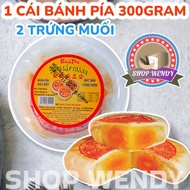 1 Piece Pia Cake 300Gram Cong Lap Thanh Green Beans Durian 2 Salted Eggs