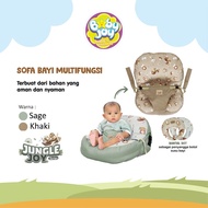 Newest Baby Joy Baby Sofa Pillow Mattress 3 In 1 Multifunction Jungle Joy Series Bjb2402