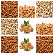 Kacang campuran 4 jenis kacang (almond | pistachio | gajus goreng | walnut)