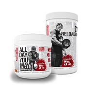 5% Nutrition Rich Piana Bundle | AllDayYouMay Caffeinated BCAA Powder (Southern Sweet Tea) + Kill It