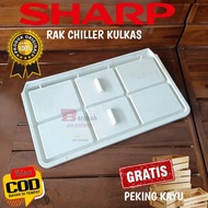 RAK CHILLER PENAMPUNG AIR KULKAS SHARP 1 PINTU TYPE LAMA ORIGINAL BEKAS