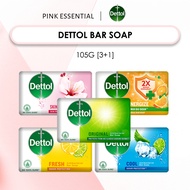 Dettol Bar Soap, 105g X4s