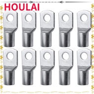 HOULAI 10Pcs Cable Connector Kit 16-35mm2 SC16-6 SC25-6 SC35-6 Tinned Copper SC Type