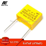 10Pcs 0.47uF X2 Safety Capacitors 275VAC 275V 474K 470nF Polypropylene Film Capacitor Lead Pitch 15m